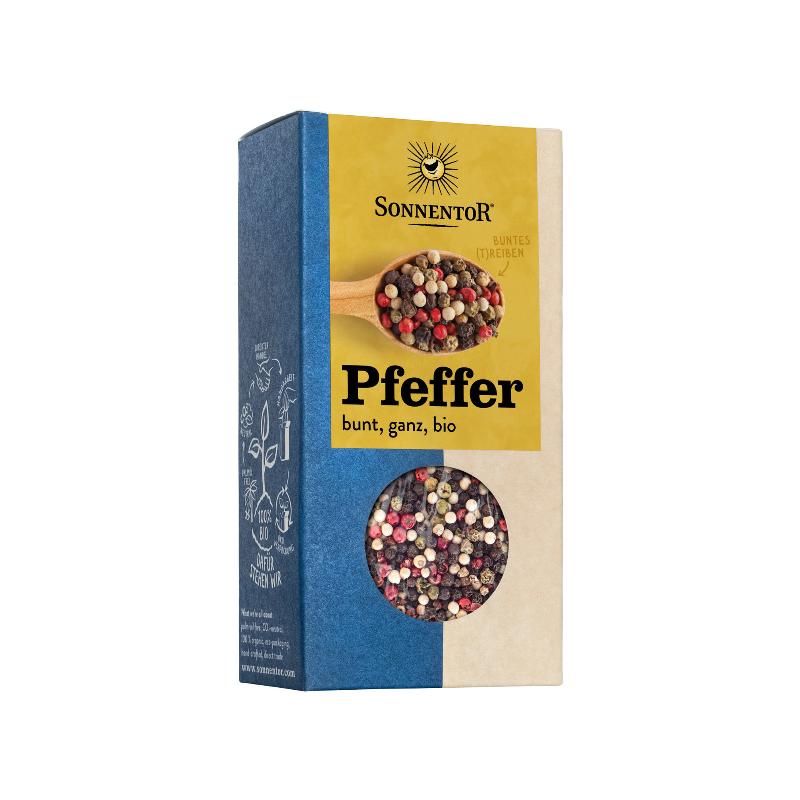 SONNENTOR Pfeffer bunt ganz BIO Btl 50 g