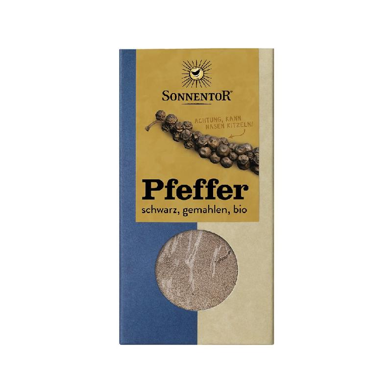 SONNENTOR Pfeffer schwarz gemahlen BIO Btl 50 g