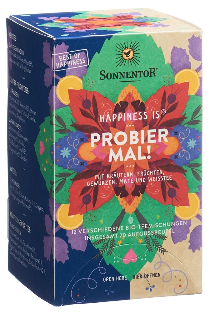 SONNENTOR Probier Mal! Verschiedene Tee BIO 20 Stk