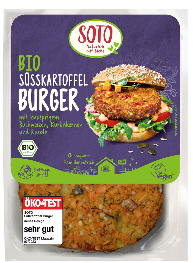 Soto Burger Süsskartoffel 80 g