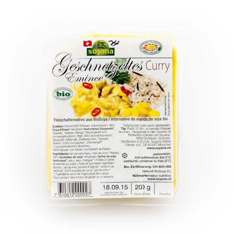Soyana Tofu Burger Curry Bio