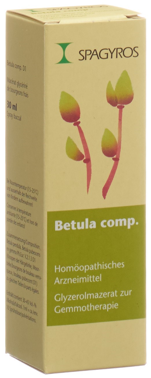 SPAGYROS GEMMO Betula comp Glyc Maz D 1 30 ml