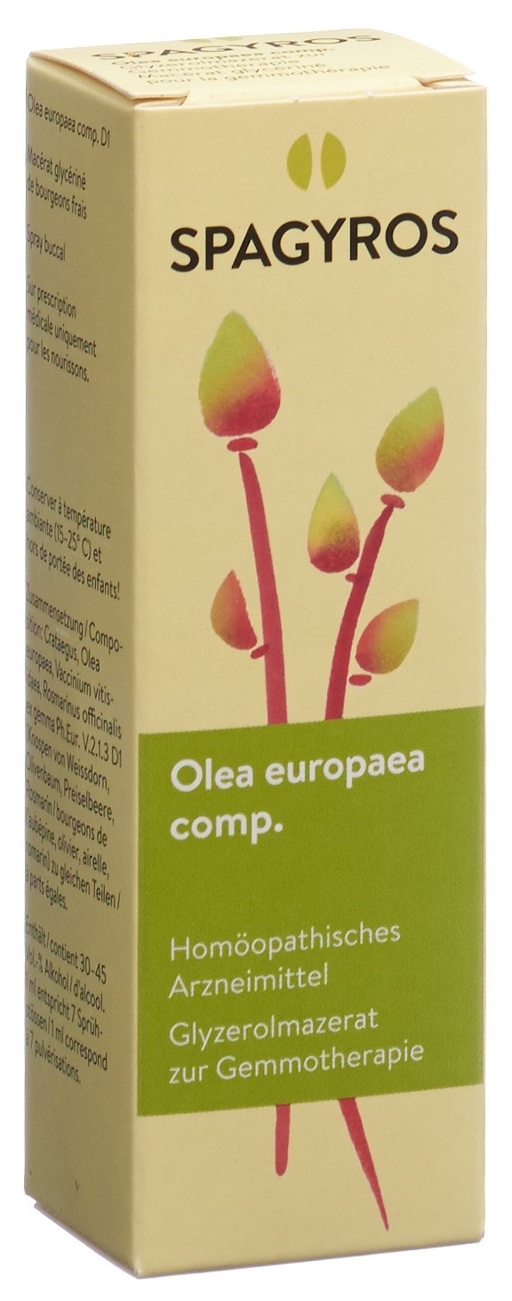 SPAGYROS GEMMO COMP Olea europa Glyc Maz D 1 30 ml
