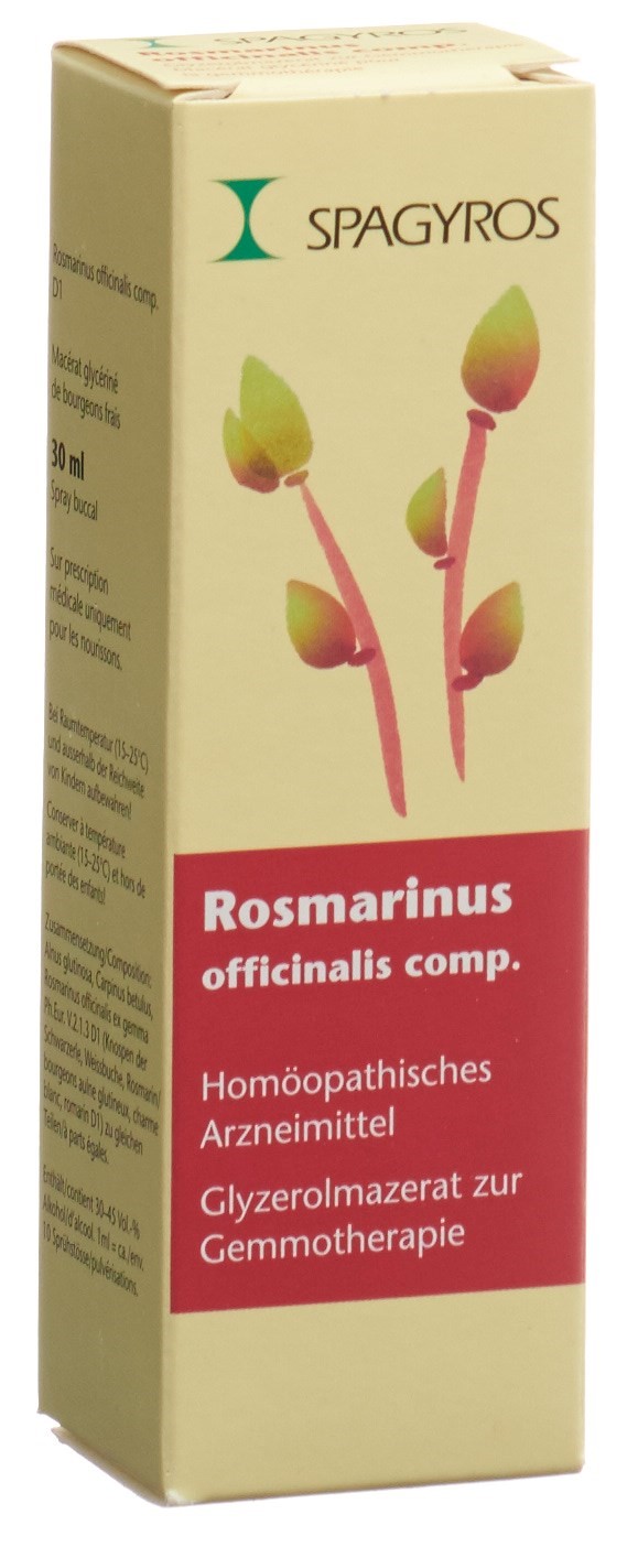 SPAGYROS GEMMO COMP Rosmari off Glyc Maz D 1 30 ml