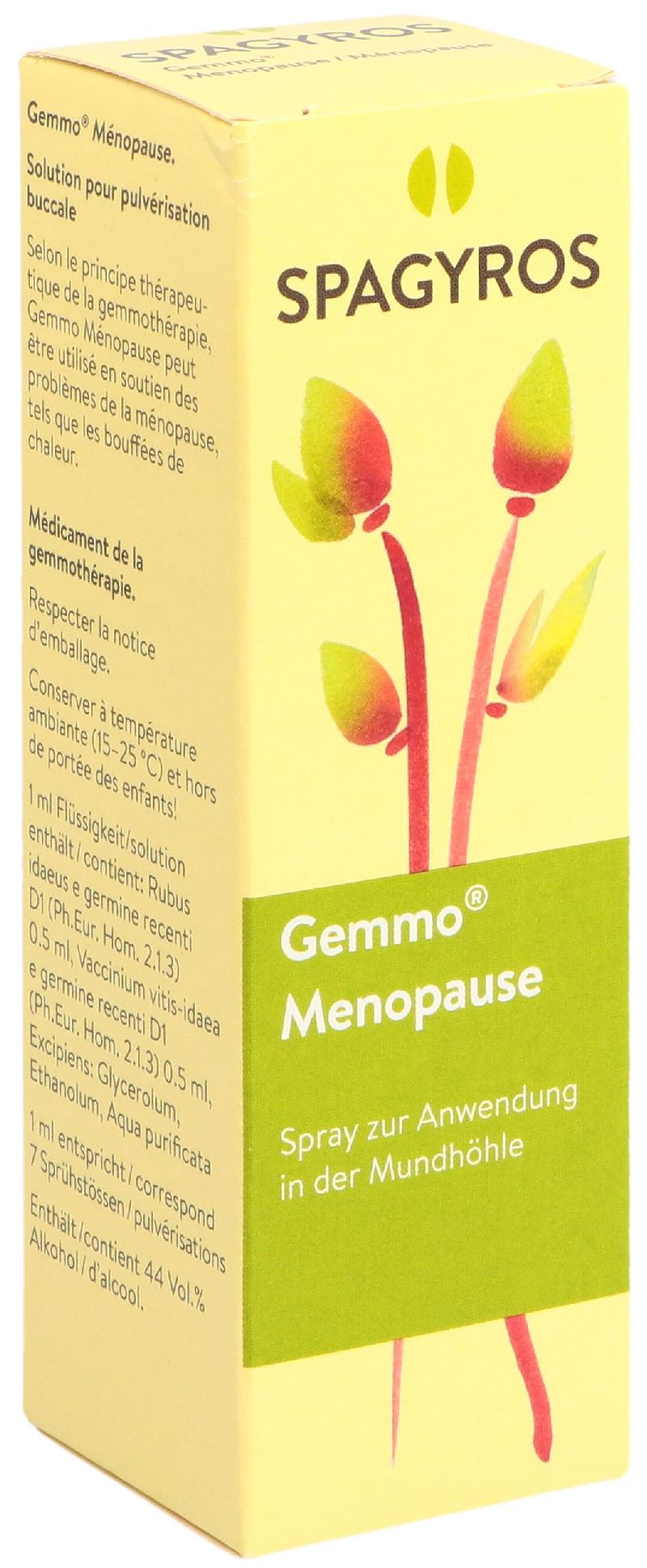 SPAGYROS GEMMO Menopause Mundspray Fl 30 ml
