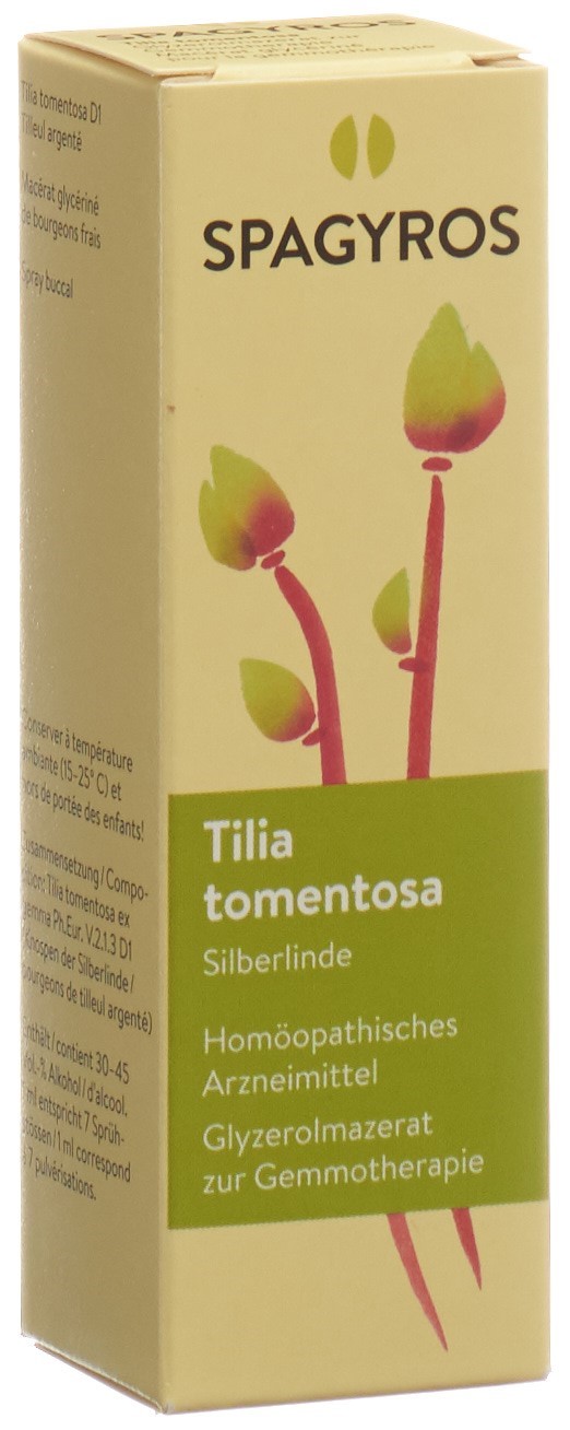 SPAGYROS GEMMO Tilia tomentosa Glyc Maz D 1 30 ml
