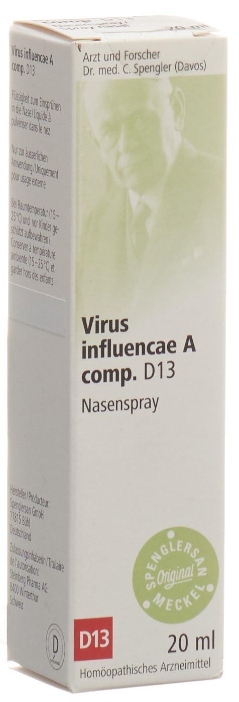 SPENGLERSAN Virus infl A comp D 13 Nasenspr 20 ml