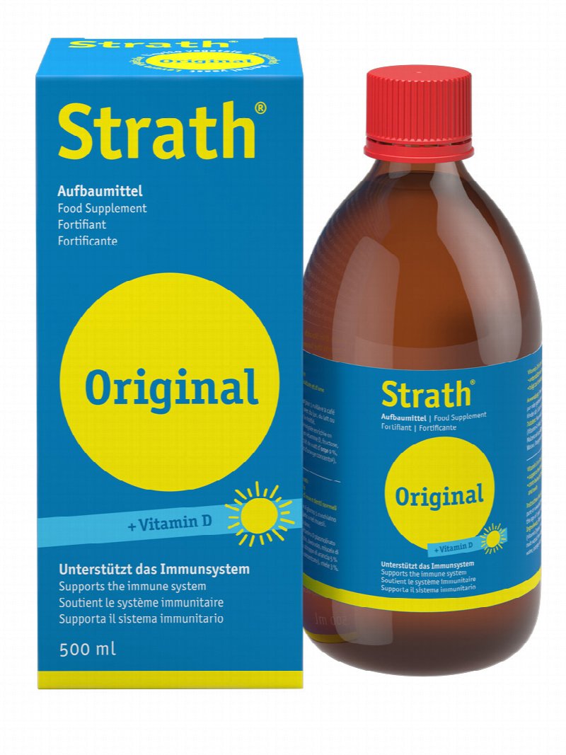 STRATH Original liq Aufbaumittel mit Vit D 500 ml