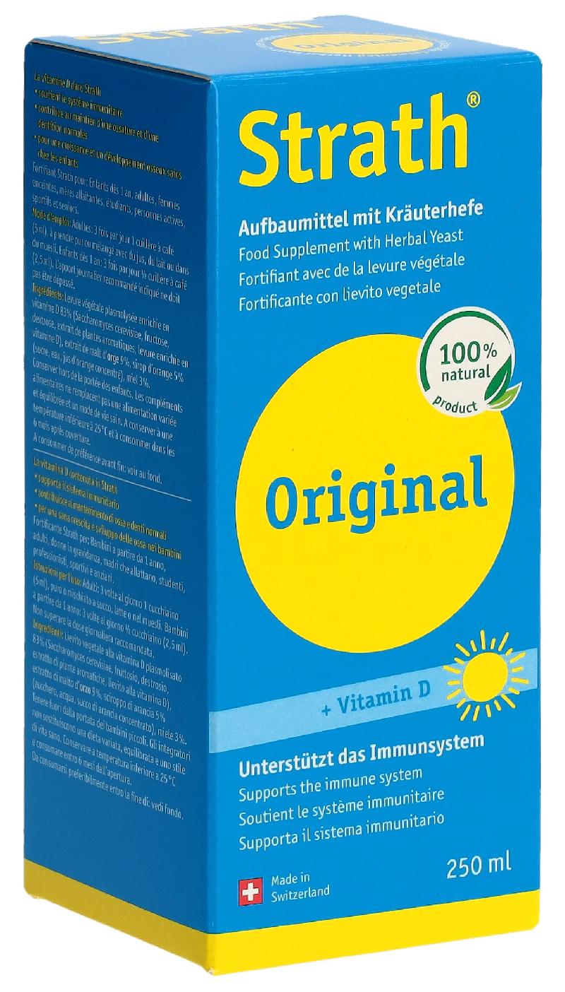 STRATH Original liq Aufbaumittel mit Vit D 250 ml
