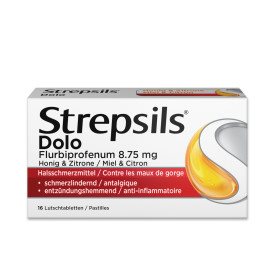 STREPSILS Dolo Lutschtabl Honig & Zitrone 16 Stk