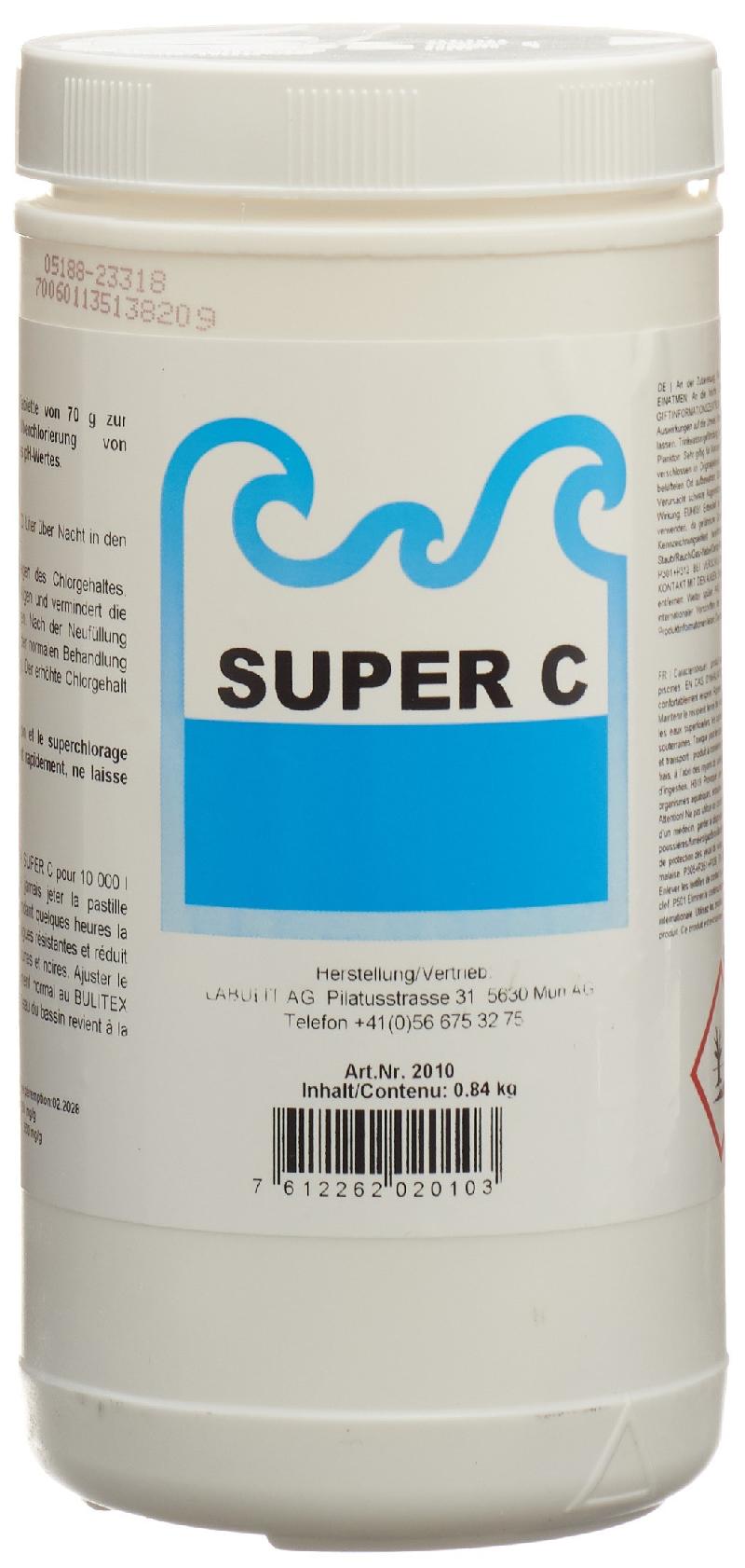 SUPER C Chlorschocktabletten 70g 12 Stk