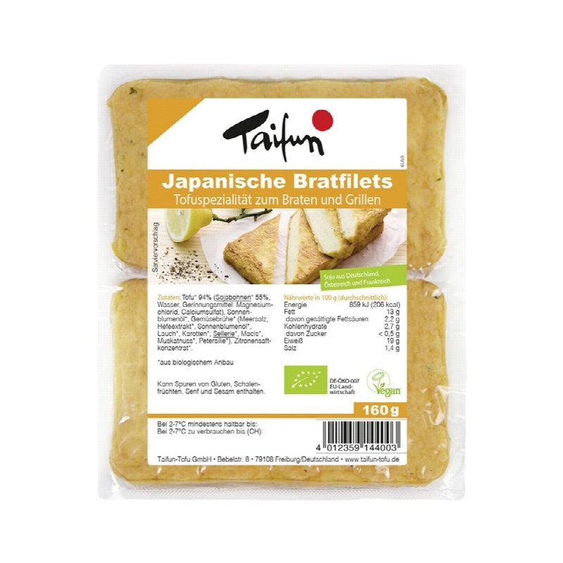 TAIFUN Tofu Bratfilets japanisch Bio 160 g