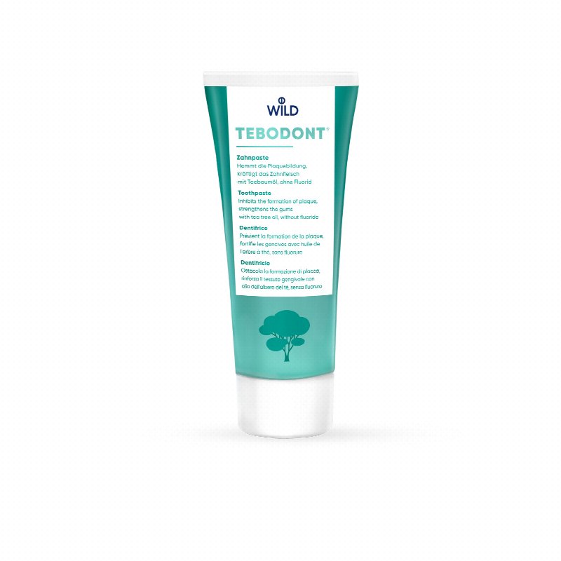 TEBODONT Zahnpaste ohne Fluorid 75 ml