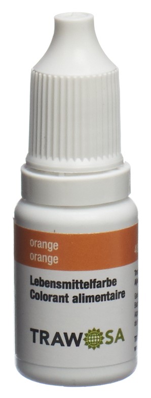TRAWOSA Lebensmittelfarbstoff orange 10 ml