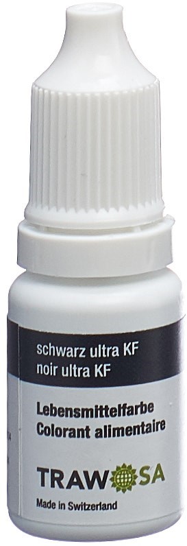 TRAWOSA Lebensmittelfarbstoff schwarz 10 ml