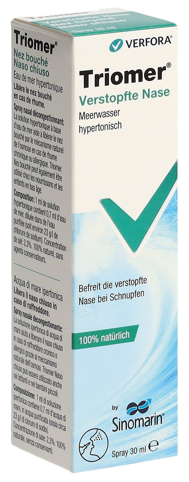 TRIOMER Verstopfte Nase Taschenspray Fl 30 ml