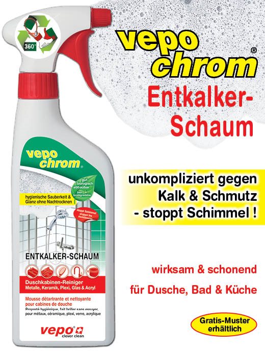 VEPOCHROM Entkalker-Schaum Vapo 360° (neu) 500 ml
