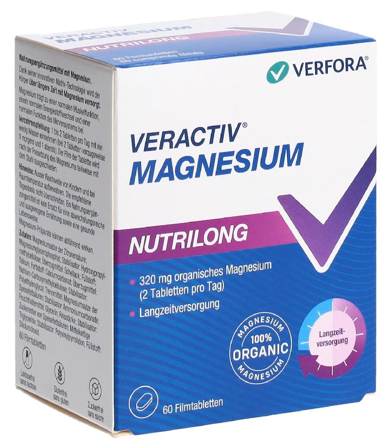 VERACTIV Magnesium Nutrilong Tabl 60 Stk