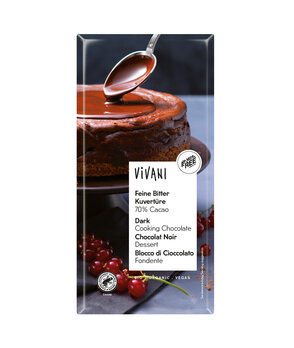 Vivani Kuvertüre Feine Bitter Bio Vegan