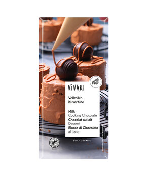 Vivani Vollmilch Kuvertüre Bio 150g