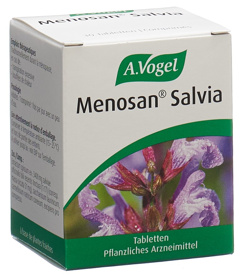 VOGEL Menosan Salvia Tabl Glas 90 Stk