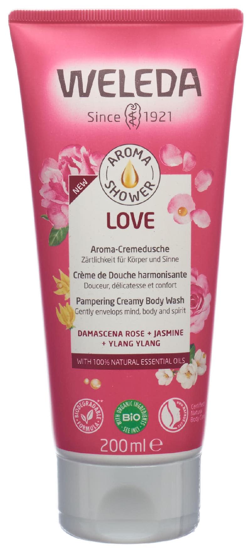 WELEDA Shower Cream Love Rose Tb 200 ml
