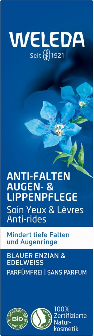 WELEDA Augen&Lippen Anti-Falten bl Enz&Edelw 10 ml