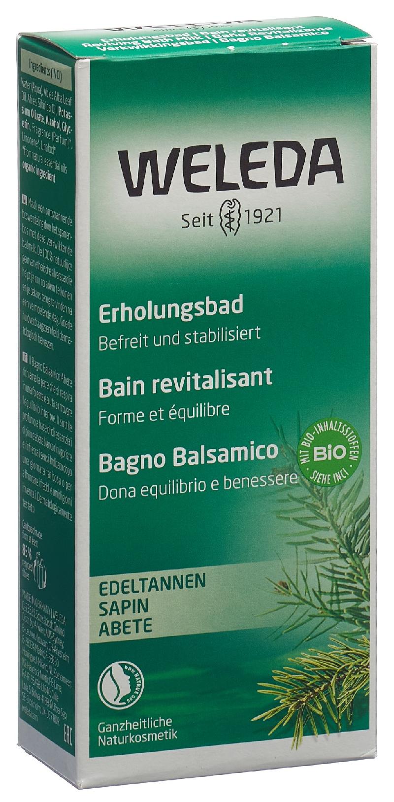 WELEDA Erholungsbad Edeltanne Fl 200 ml