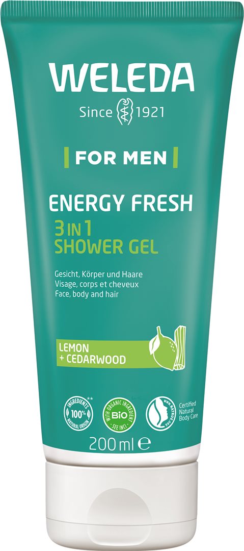 WELEDA FOR MEN ENERGY FRESH Shower Gel 3in1 200 ml