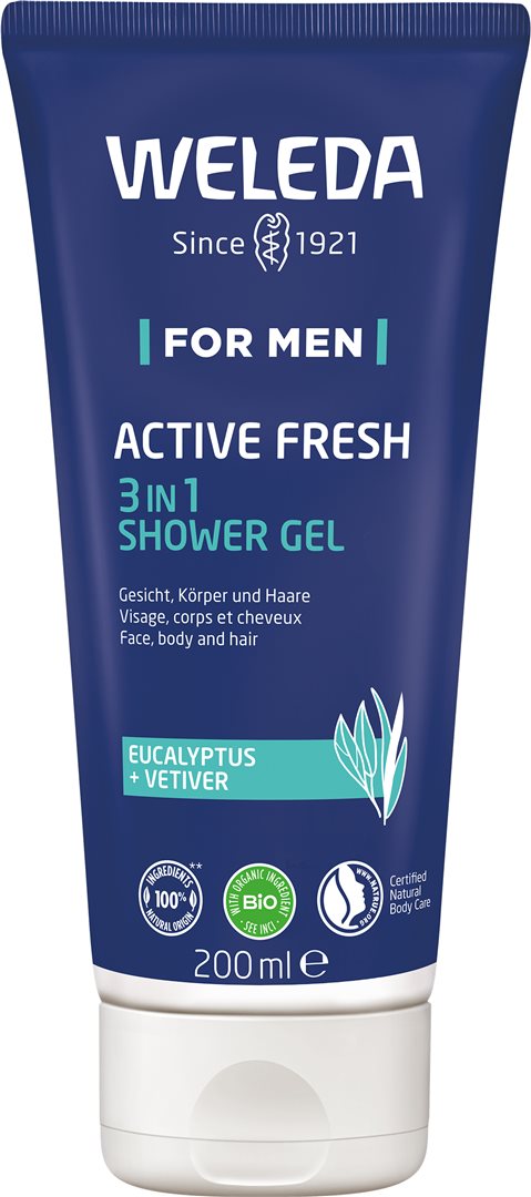 WELEDA FOR MEN ACT FR-Akt-Duschgel Tb 200 ml