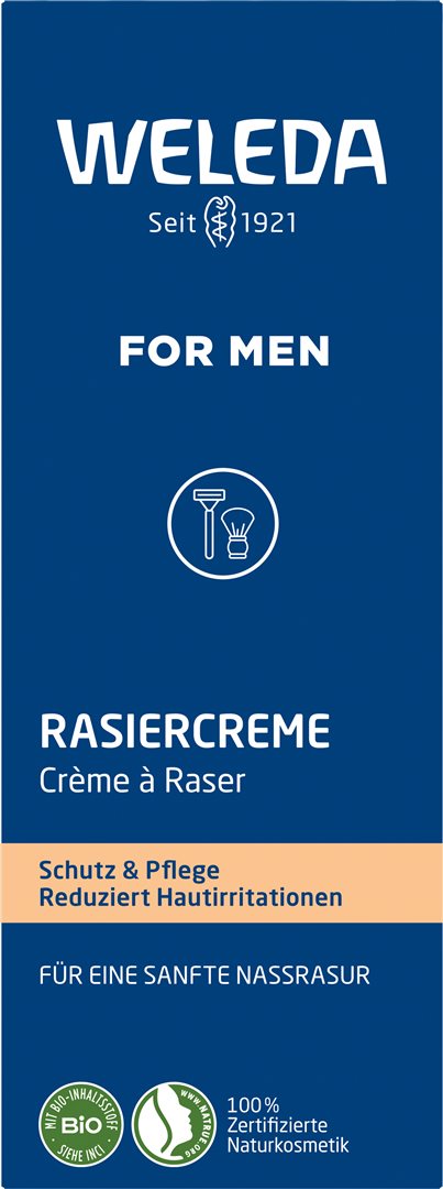 WELEDA FOR MEN Rasiercreme (n) Tb 75 ml