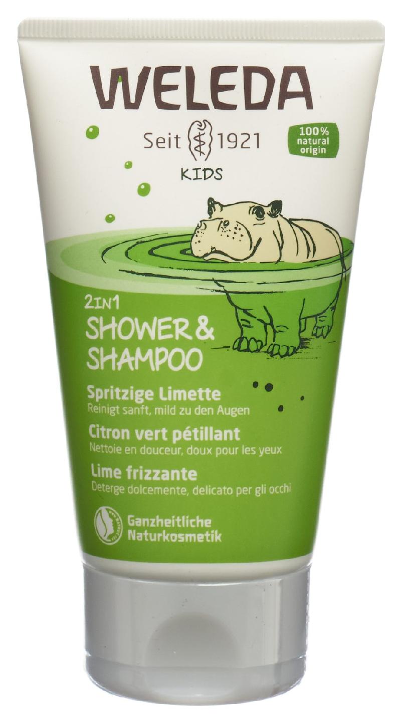 WELEDA KIDS 2in1 Shower&Shampoo Limette 150 ml