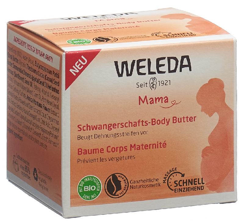 WELEDA MAMA Body Butter Schwangerschaft Glas 150 g