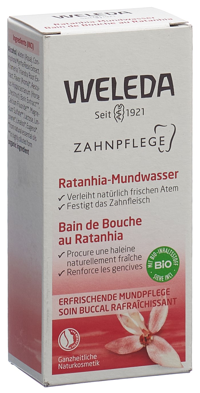 WELEDA Mundwasser Ratanhia Fl 50 ml