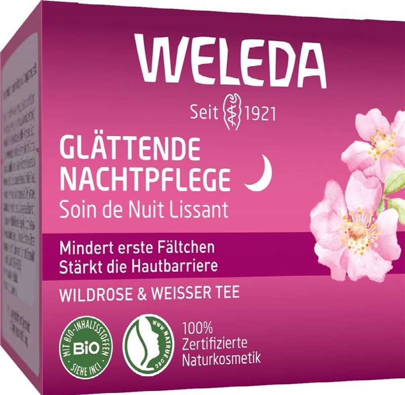 WELEDA Nachtpflege glättend Wildro&wei Tee 40 ml
