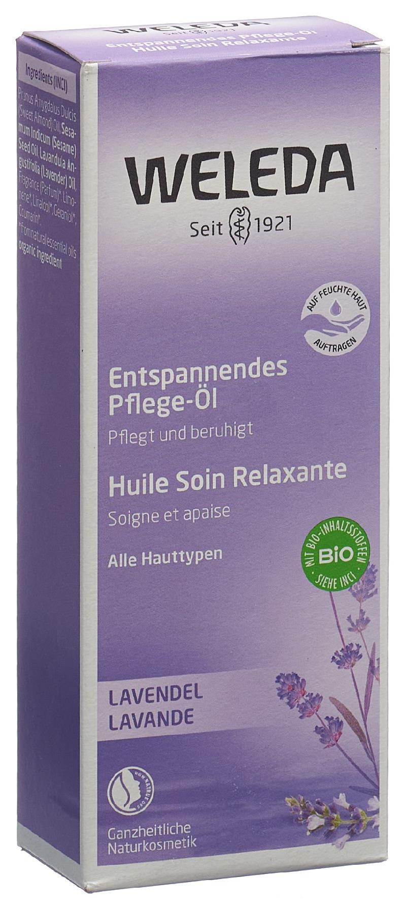 WELEDA Pflege-Öl entspannend Lavendel 100 ml