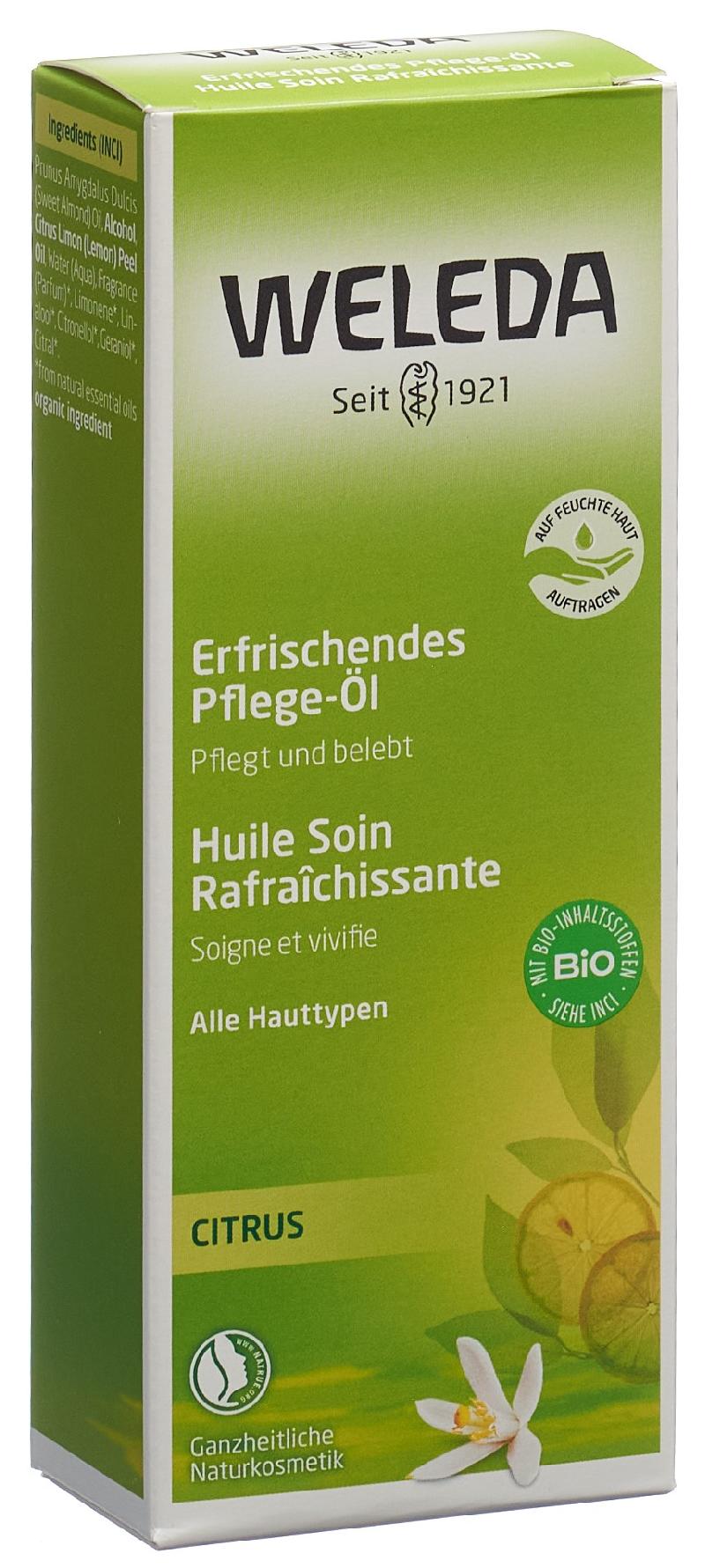 WELEDA Pflege-Öl erfrischend Citrus 100 ml
