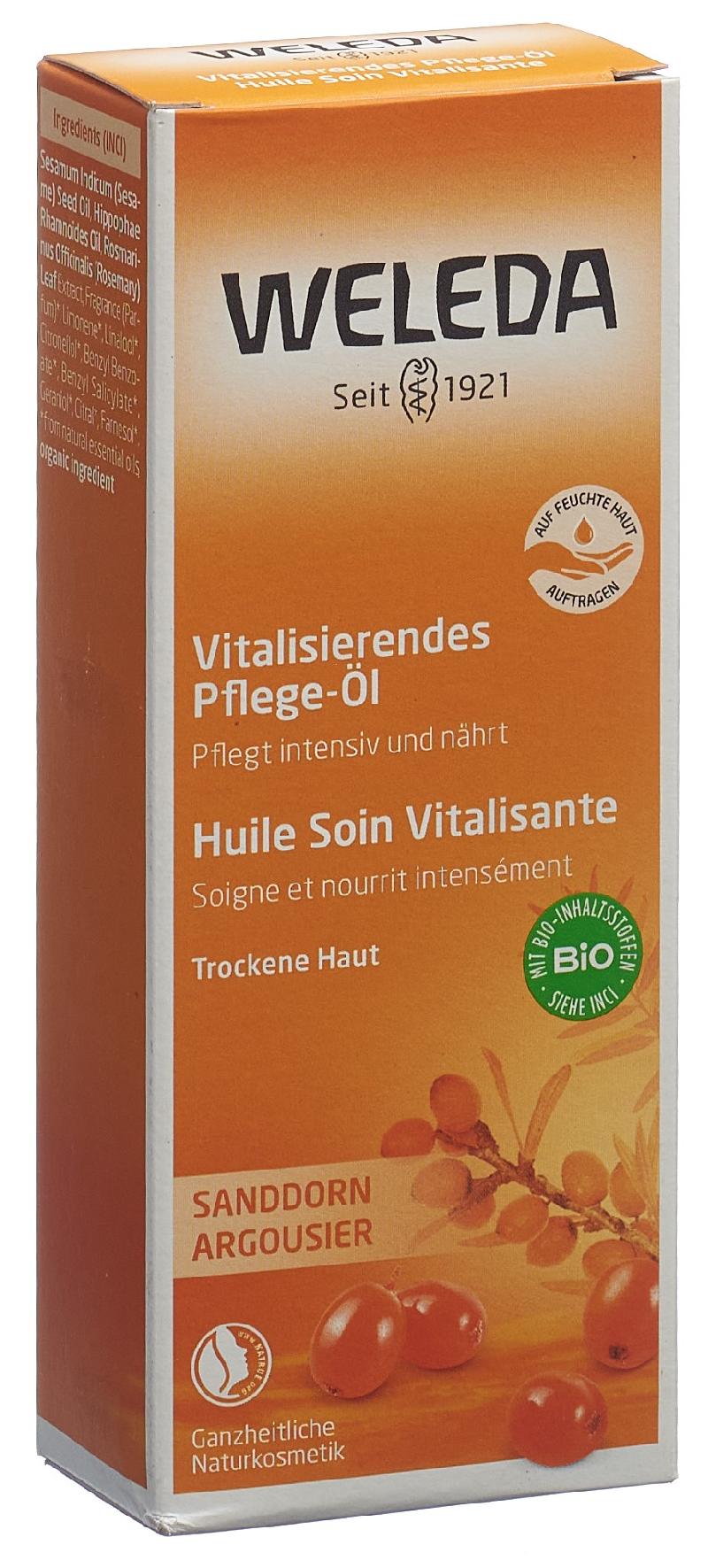 WELEDA Pflege-Öl vitalisierend Sanddorn 100 ml