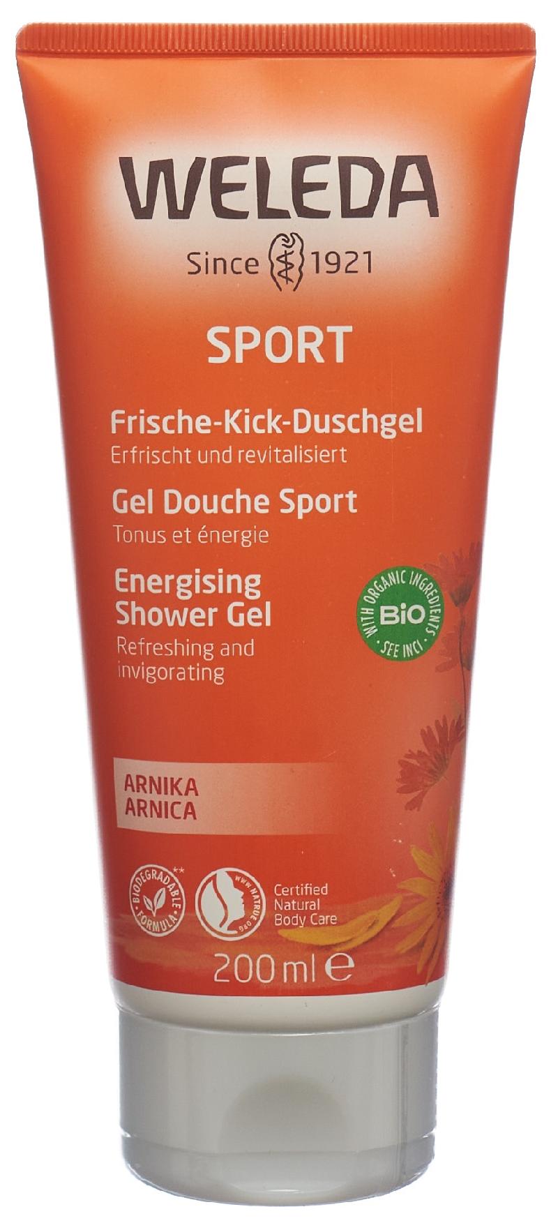 WELEDA Sport Frische-Boost Duschgel Arnika 200 ml