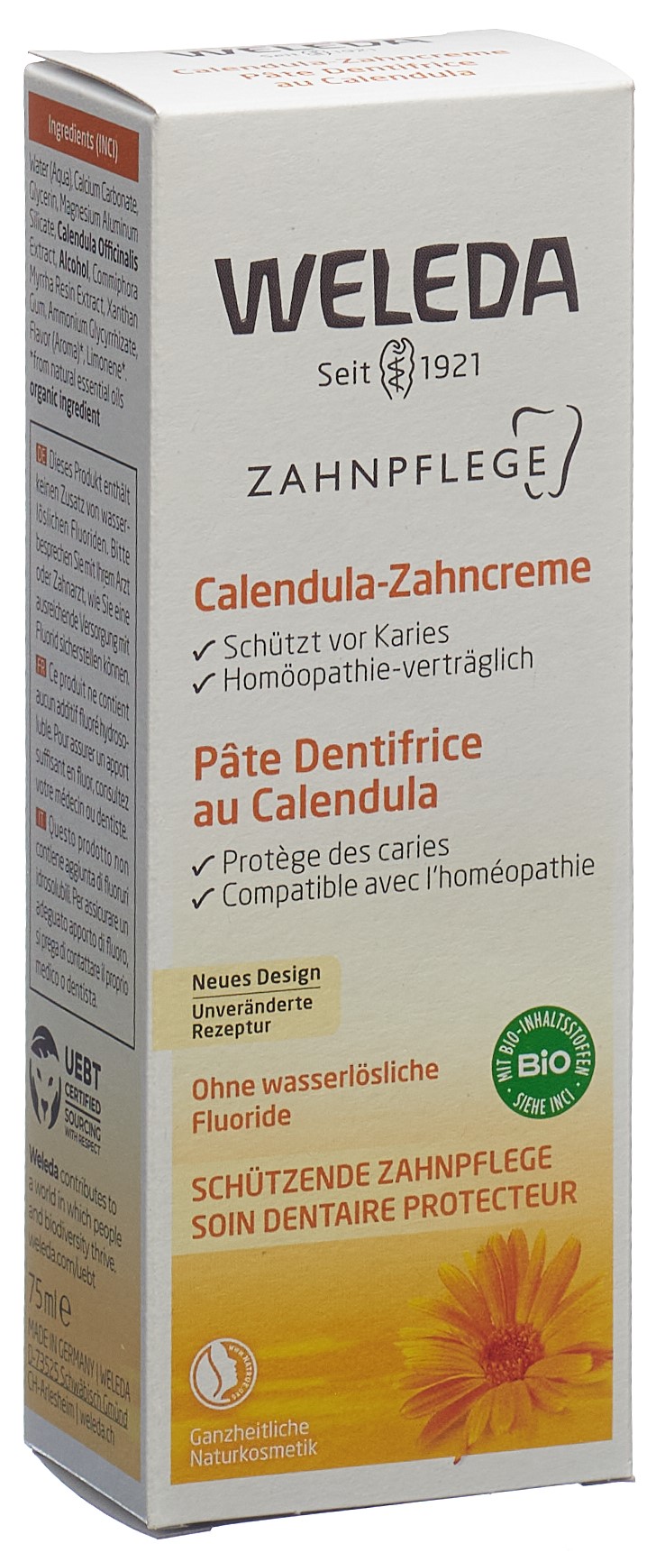WELEDA Zahncreme Calendula Tb 75 ml