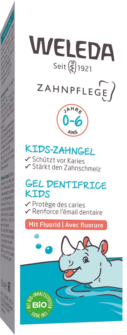 WELEDA Zahngel Kids mit Fluorid Tb 50 ml