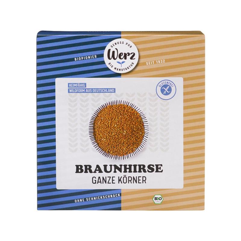WERZ Braunhirse ganz keimfähig Bio 500 g
