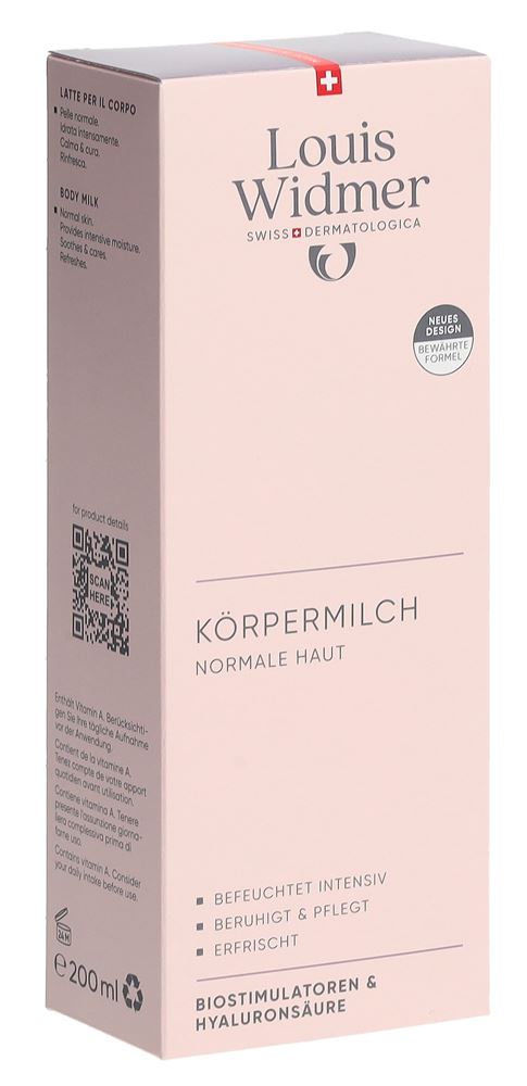 WIDMER Körpermilch parf 200 ml