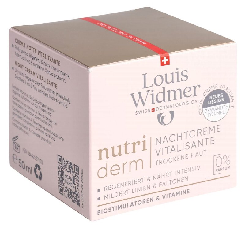 WIDMER Nutriderm Nachtcr Vitalisante parf 50 ml