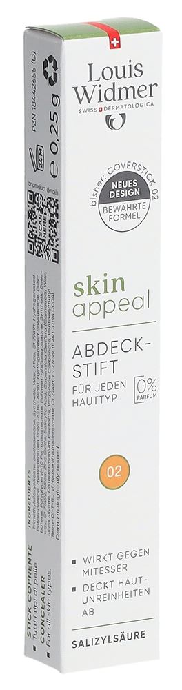 WIDMER Skin Appeal Abdeckstift 01 0.25 g