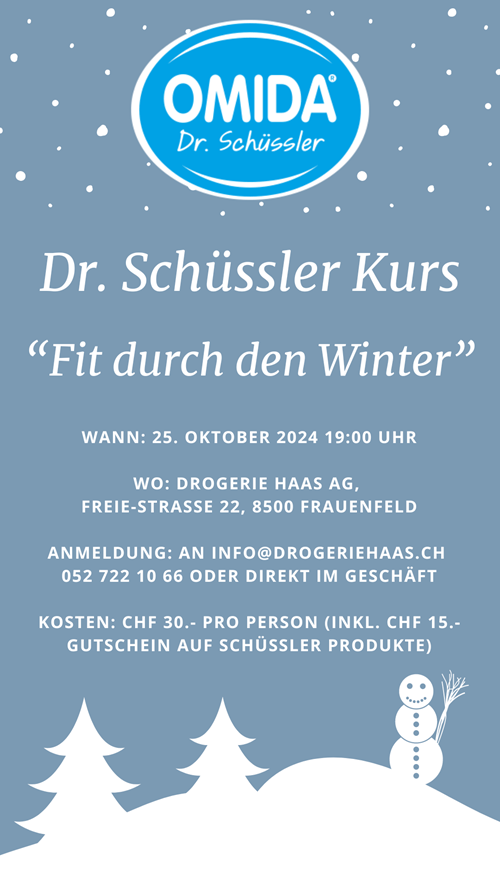 Schüssler Vortrag Fit durch den Winter